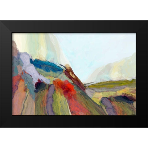 Progression I Black Modern Wood Framed Art Print by Tienhaara, Michael