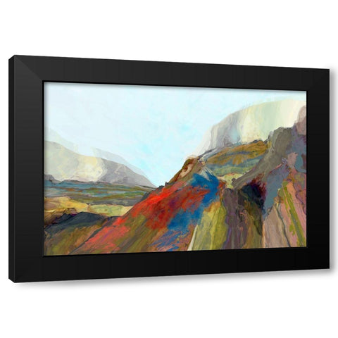 Progression II Black Modern Wood Framed Art Print with Double Matting by Tienhaara, Michael