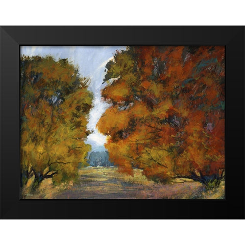 Melodies II Black Modern Wood Framed Art Print by Tienhaara, Michael