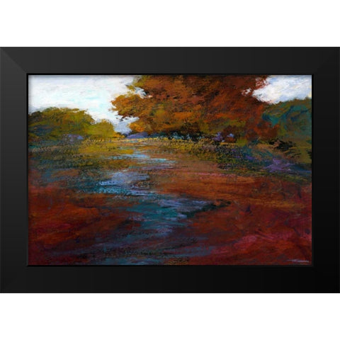 Serene Journey III Black Modern Wood Framed Art Print by Tienhaara, Michael
