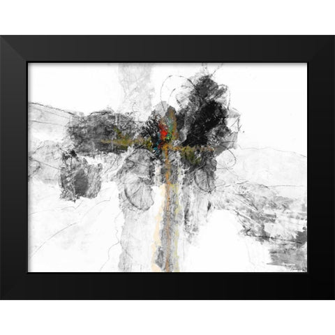 BandW I Black Modern Wood Framed Art Print by Tienhaara, Michael