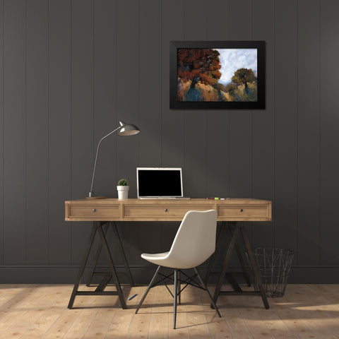 Magical Memories VI Black Modern Wood Framed Art Print by Tienhaara, Michael