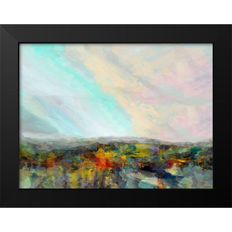 Formations Big Sky I Black Modern Wood Framed Art Print by Tienhaara, Michael