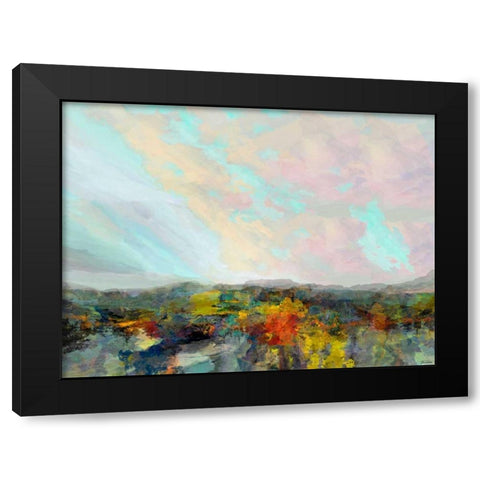 Formations Big Sky II Black Modern Wood Framed Art Print by Tienhaara, Michael