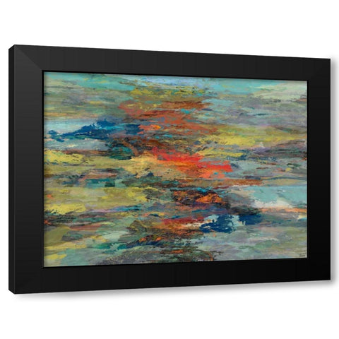 Formations II Black Modern Wood Framed Art Print with Double Matting by Tienhaara, Michael