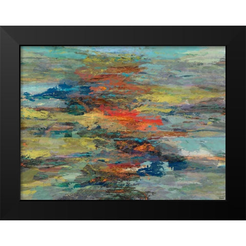 Formations II Black Modern Wood Framed Art Print by Tienhaara, Michael