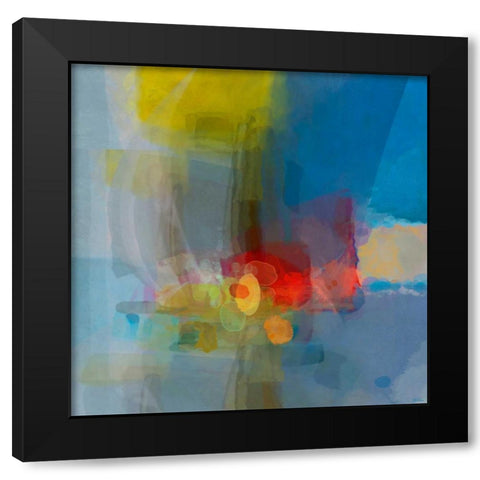 Galactic III Black Modern Wood Framed Art Print by Tienhaara, Michael