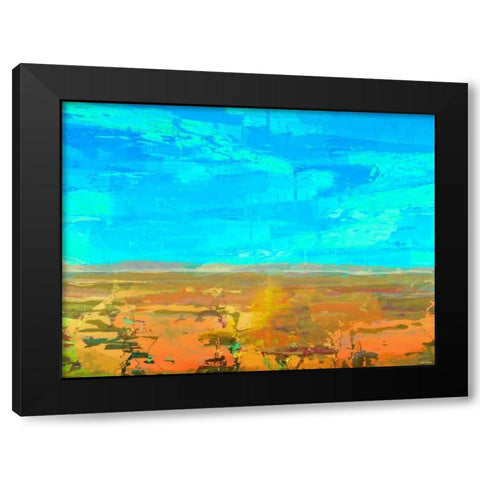 Mosaic Vista I Black Modern Wood Framed Art Print by Tienhaara, Michael