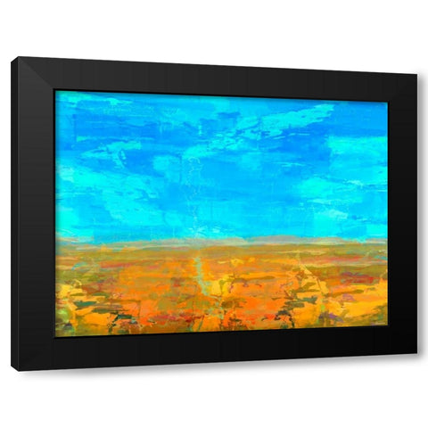 Mosaic Vista II Black Modern Wood Framed Art Print by Tienhaara, Michael