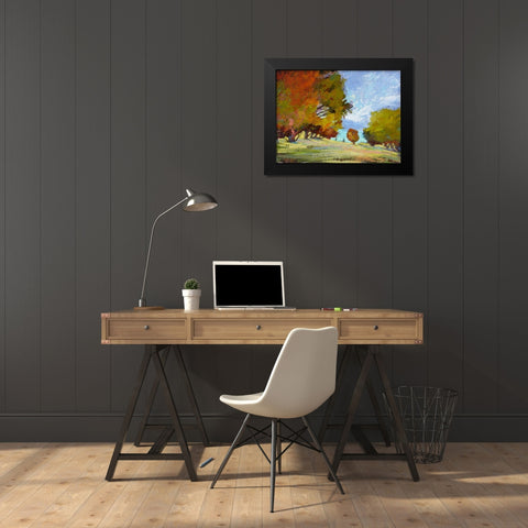 Natures Serenade IX Black Modern Wood Framed Art Print by Tienhaara, Michael