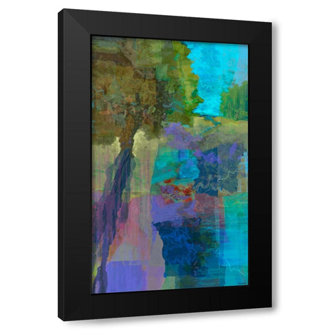 Autumn song IV Black Modern Wood Framed Art Print with Double Matting by Tienhaara, Michael