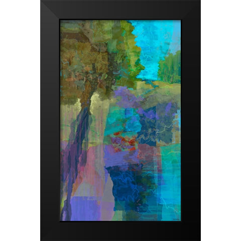 Autumn song IV Black Modern Wood Framed Art Print by Tienhaara, Michael