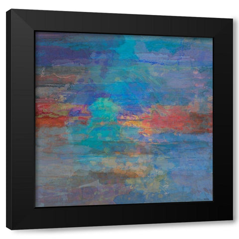 Inception VII Black Modern Wood Framed Art Print by Tienhaara, Michael
