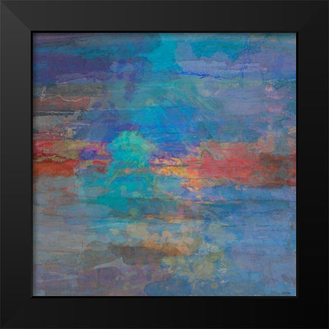 Inception VII Black Modern Wood Framed Art Print by Tienhaara, Michael