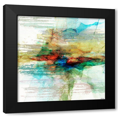Inspiration IV Black Modern Wood Framed Art Print with Double Matting by Tienhaara, Michael