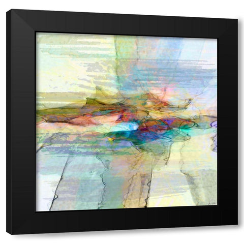 Inspiration VI Black Modern Wood Framed Art Print by Tienhaara, Michael