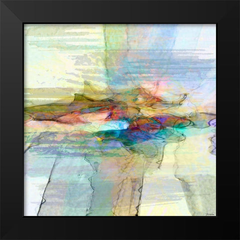 Inspiration VI Black Modern Wood Framed Art Print by Tienhaara, Michael