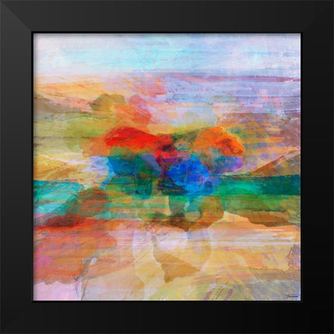 Inspiration VIII Black Modern Wood Framed Art Print by Tienhaara, Michael