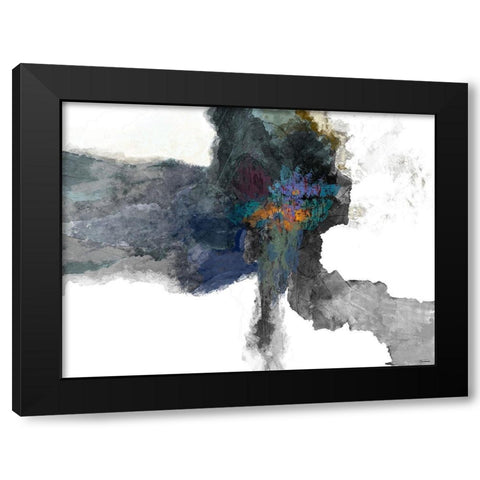 Interlude II Black Modern Wood Framed Art Print with Double Matting by Tienhaara, Michael