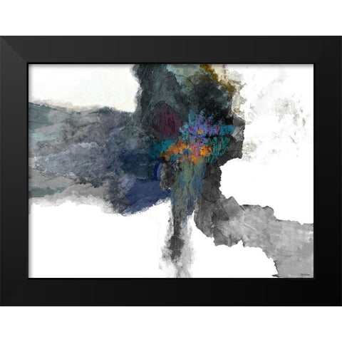 Interlude II Black Modern Wood Framed Art Print by Tienhaara, Michael