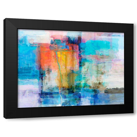 Eclipse I Black Modern Wood Framed Art Print by Tienhaara, Michael