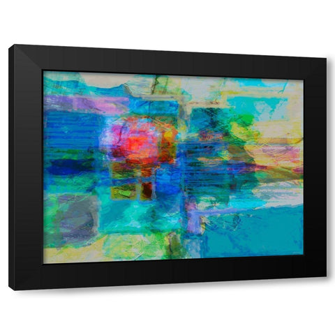 Eclipse IV Black Modern Wood Framed Art Print by Tienhaara, Michael