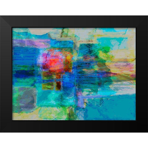 Eclipse IV Black Modern Wood Framed Art Print by Tienhaara, Michael