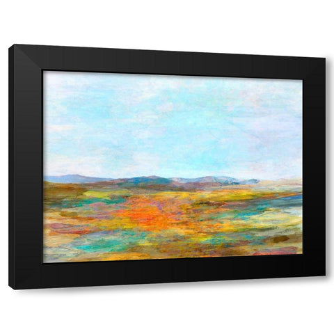 Visions I Black Modern Wood Framed Art Print by Tienhaara, Michael