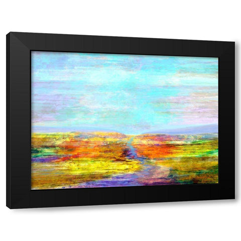 Visions II Black Modern Wood Framed Art Print by Tienhaara, Michael
