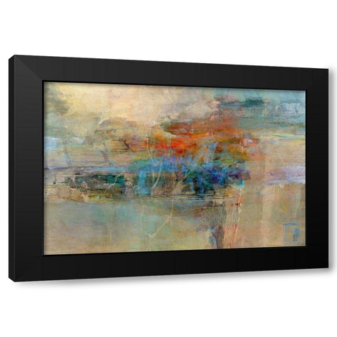 Phase V Black Modern Wood Framed Art Print by Tienhaara, Michael