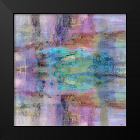 Chroma IV Black Modern Wood Framed Art Print by Tienhaara, Michael