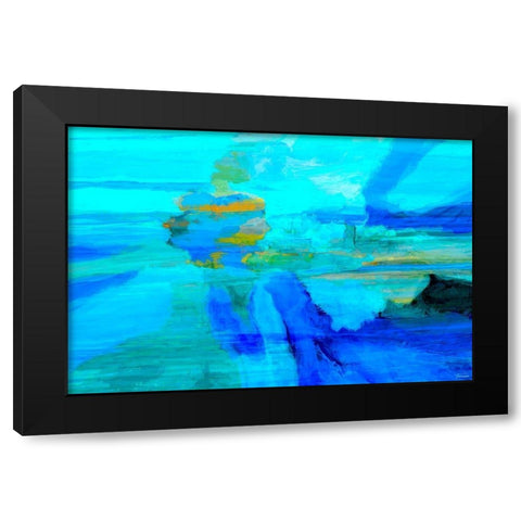 Emanate I Black Modern Wood Framed Art Print with Double Matting by Tienhaara, Michael