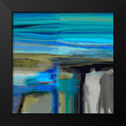 Eternal I Black Modern Wood Framed Art Print by Tienhaara, Michael