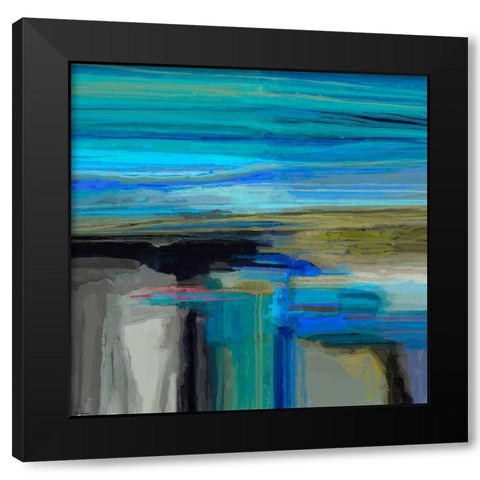 Eternal II Black Modern Wood Framed Art Print with Double Matting by Tienhaara, Michael