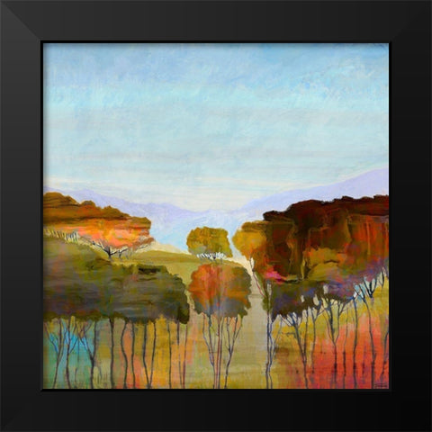 Harmony IV Black Modern Wood Framed Art Print by Tienhaara, Michael