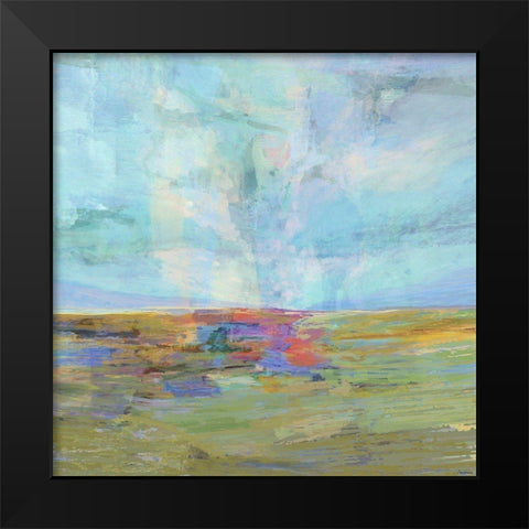 Inclusion II Black Modern Wood Framed Art Print by Tienhaara, Michael