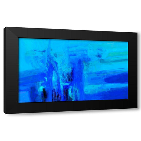 Mood Shift V Black Modern Wood Framed Art Print with Double Matting by Tienhaara, Michael