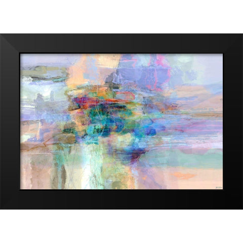 Phase II Black Modern Wood Framed Art Print by Tienhaara, Michael