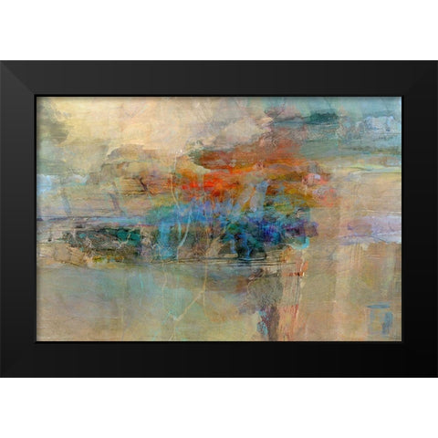Phase V Black Modern Wood Framed Art Print by Tienhaara, Michael