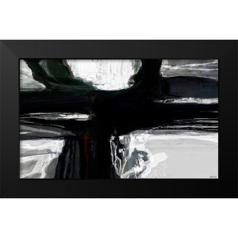 Sculpture II Black Modern Wood Framed Art Print by Tienhaara, Michael