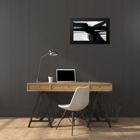 Sculpture III Black Modern Wood Framed Art Print by Tienhaara, Michael