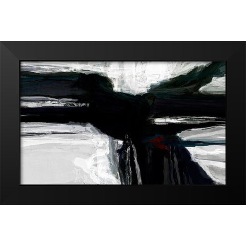 Sculpture III Black Modern Wood Framed Art Print by Tienhaara, Michael