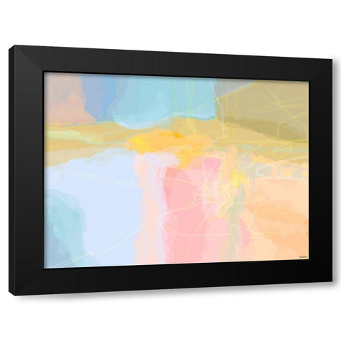 Light II Black Modern Wood Framed Art Print with Double Matting by Tienhaara, Michael