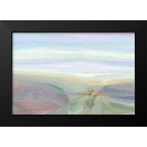 Transformative I Black Modern Wood Framed Art Print by Tienhaara, Michael