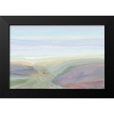 Transformative II Black Modern Wood Framed Art Print by Tienhaara, Michael