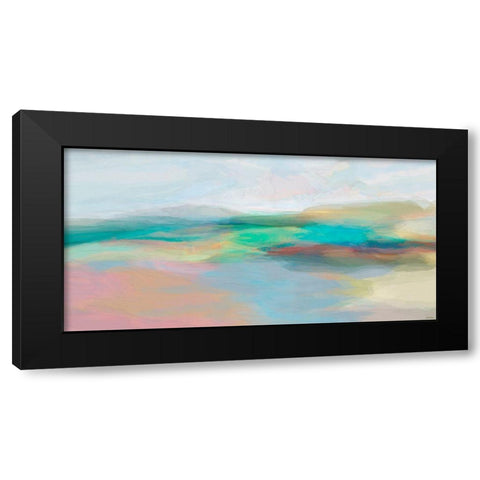 Stratum II Black Modern Wood Framed Art Print with Double Matting by Tienhaara, Michael