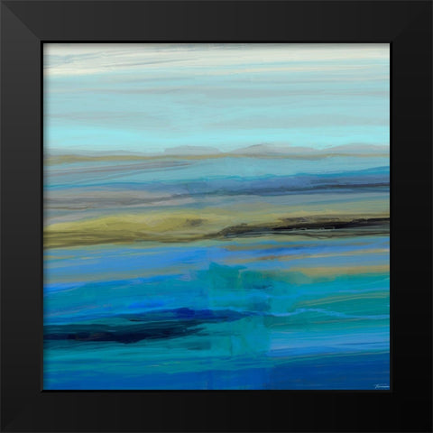 Endless I Black Modern Wood Framed Art Print by Tienhaara, Michael