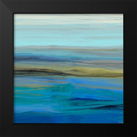 Endless II Black Modern Wood Framed Art Print by Tienhaara, Michael