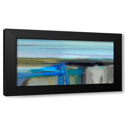 Perpetual Variation I Black Modern Wood Framed Art Print with Double Matting by Tienhaara, Michael