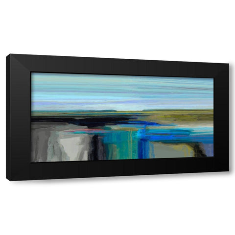 Perpetual Variation II Black Modern Wood Framed Art Print with Double Matting by Tienhaara, Michael